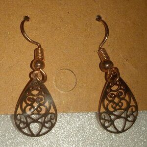 Rain Drop Dangle Earrings Handcrafted